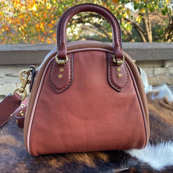 Coach Marleigh 20 In Colorblock 1941 Saddle Multi/Brass - Picture 3 of 16